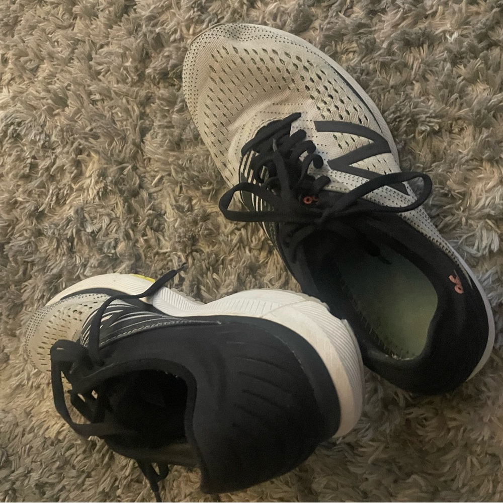 New Balance Black and White Athletic Shoes
